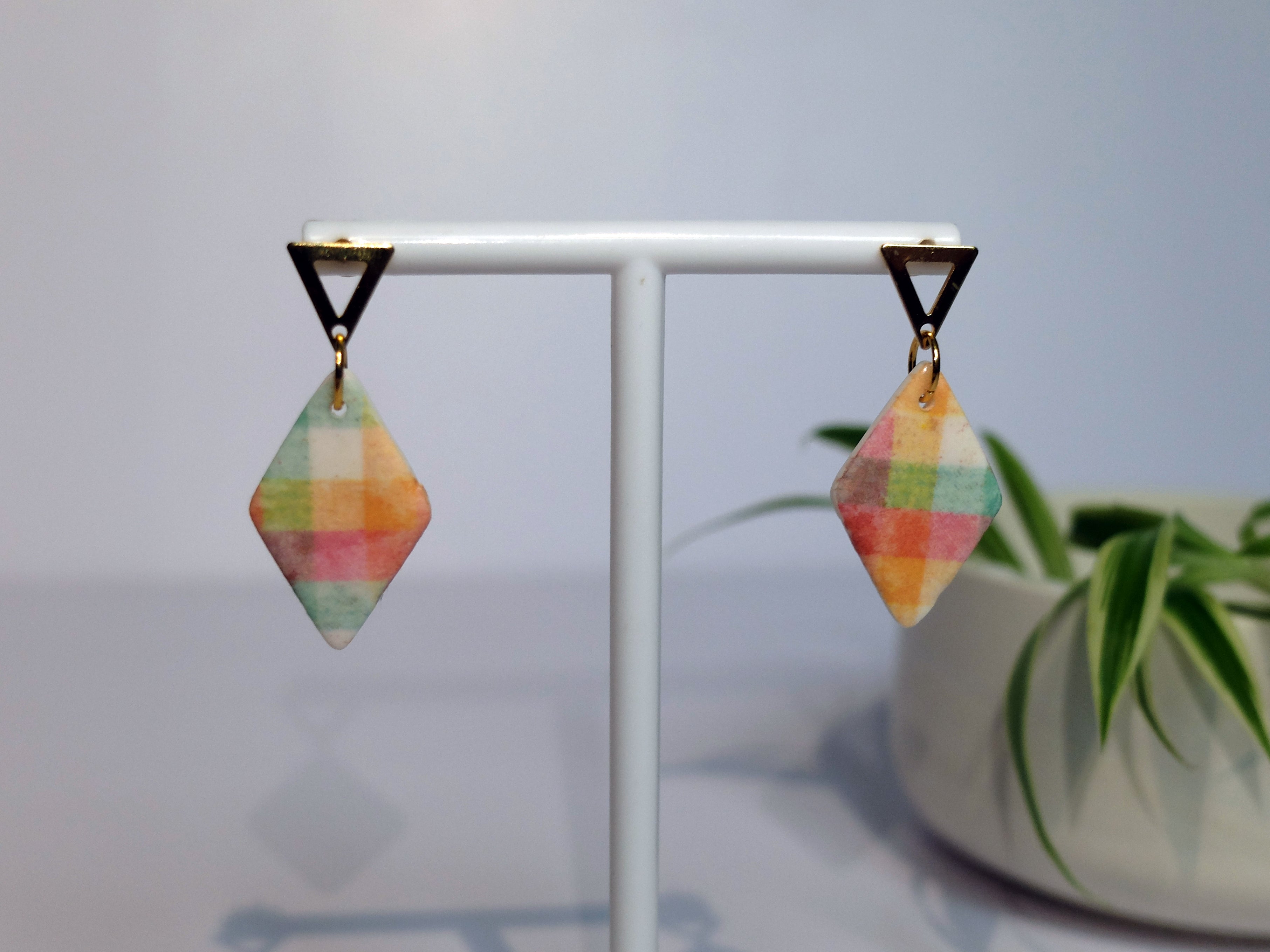 Gingham Dangles