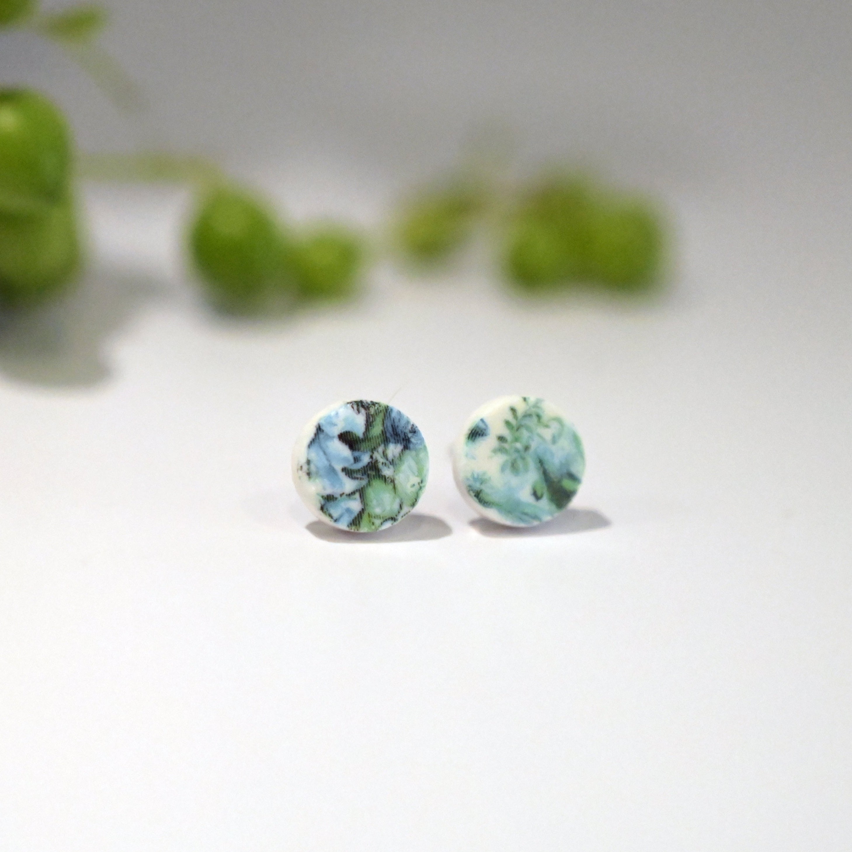 Blue Foliage Studs