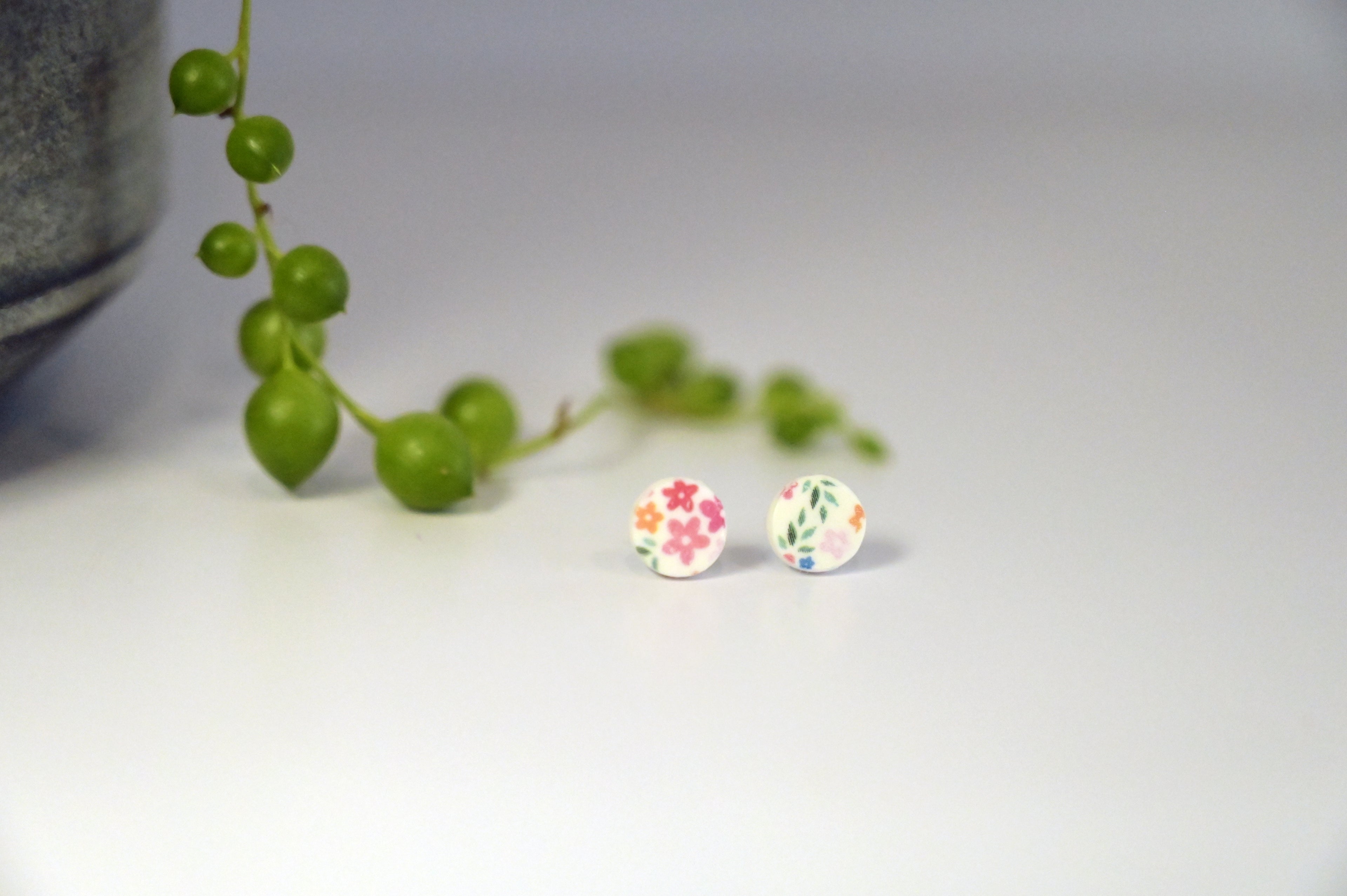 Pink Cottage Garden Studs