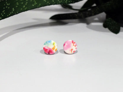 Watercolour Studs