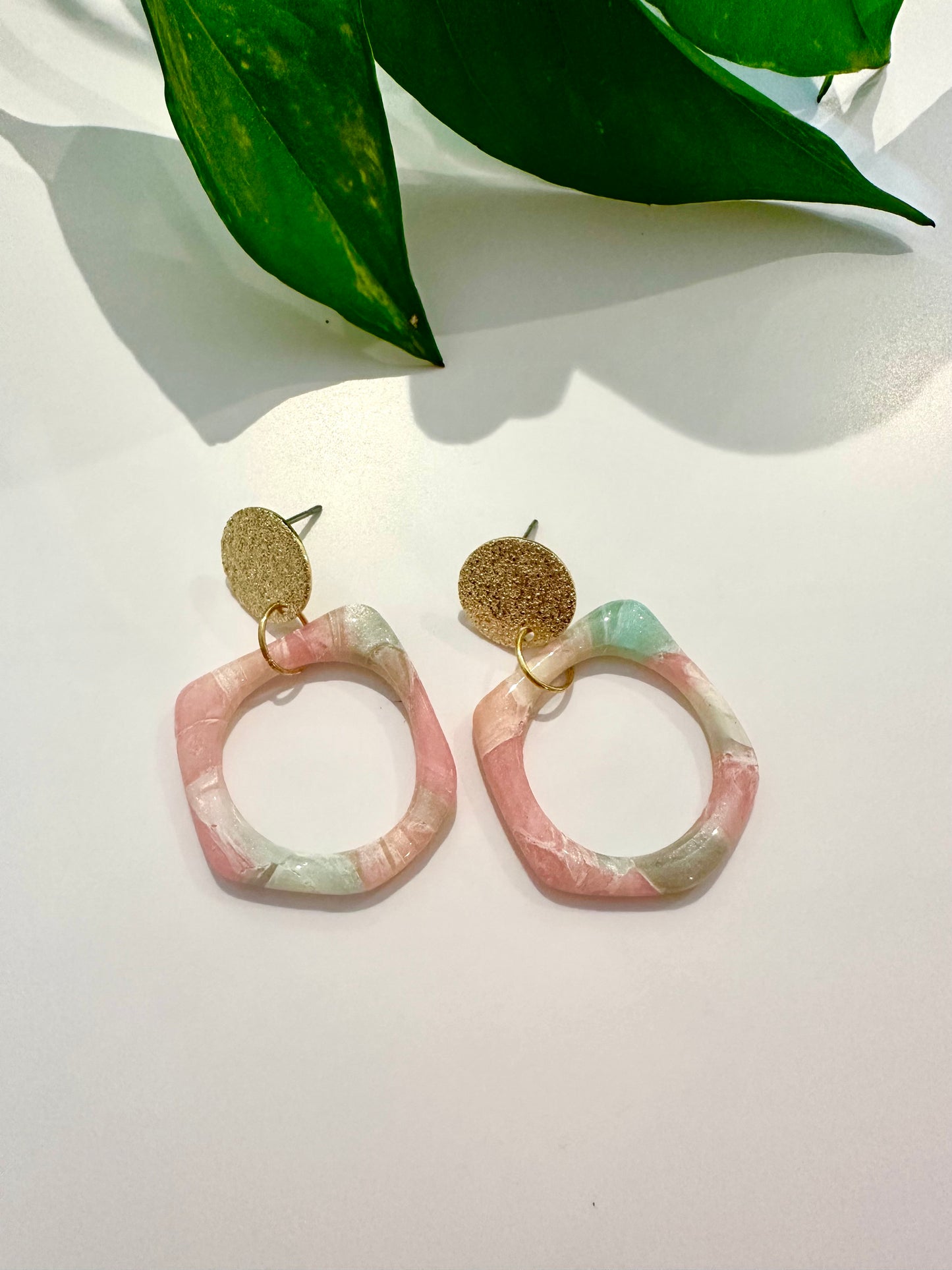 Jellybean Hoop Dangles