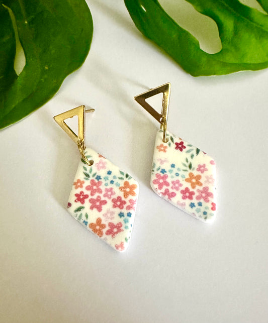 Pink Cottage Garden Dangles