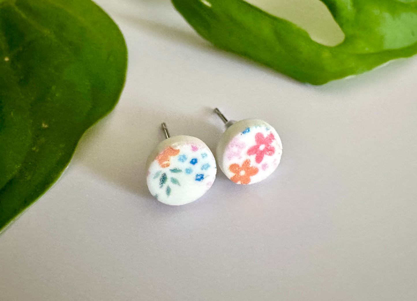 Pink Cottage Garden Studs