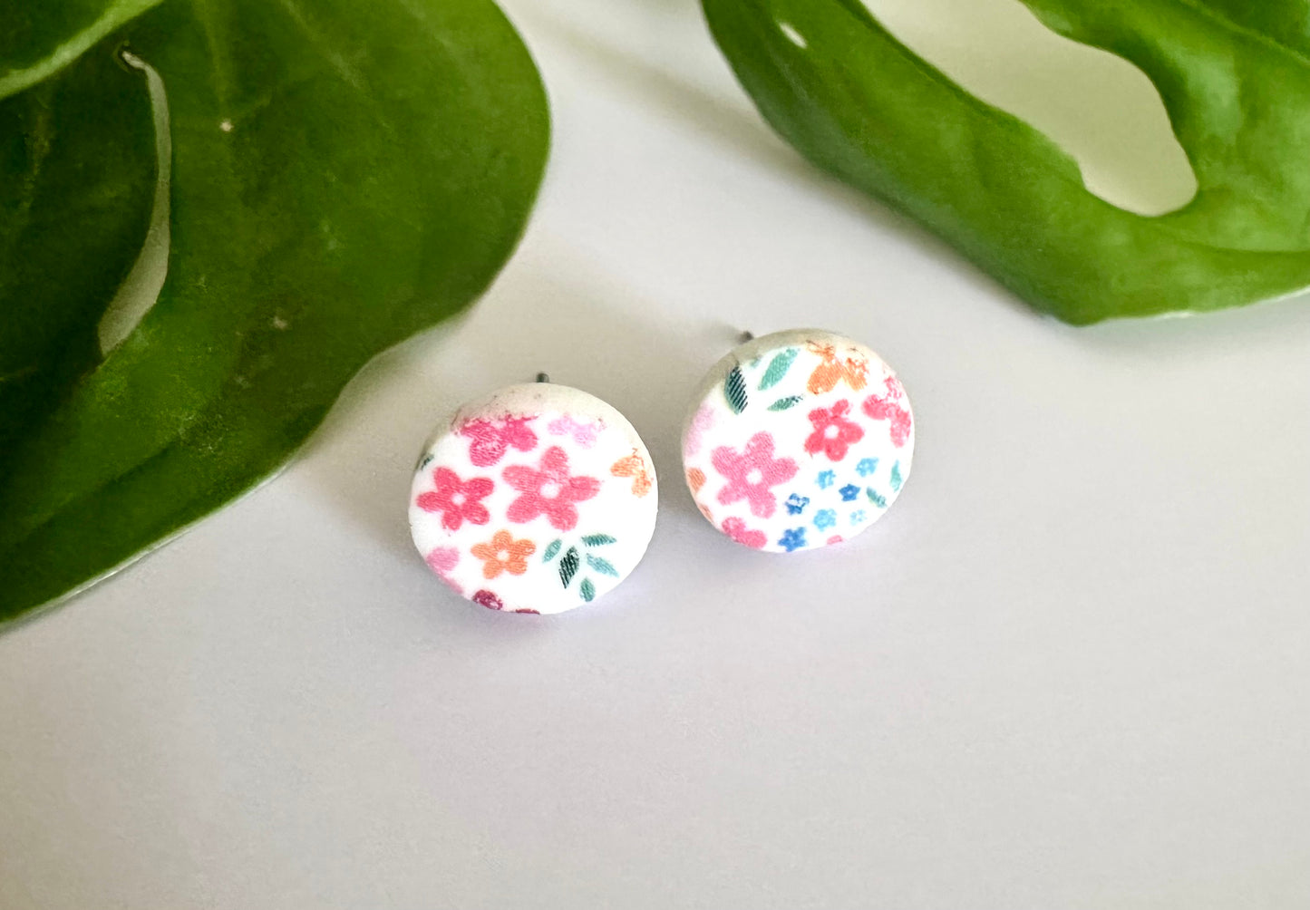 Pink Cottage Garden Studs