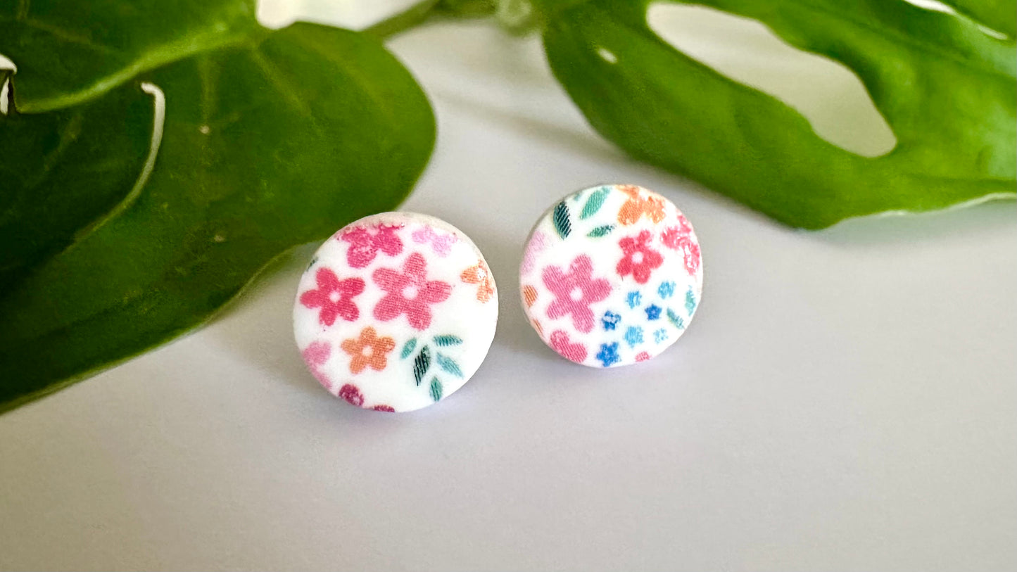 Pink Cottage Garden Studs