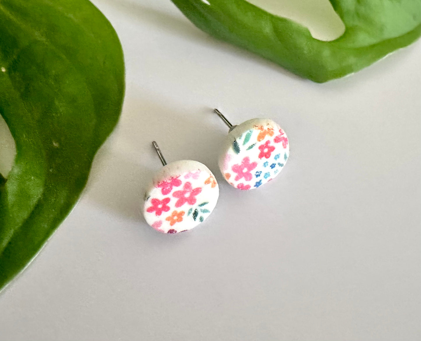 Pink Cottage Garden Studs