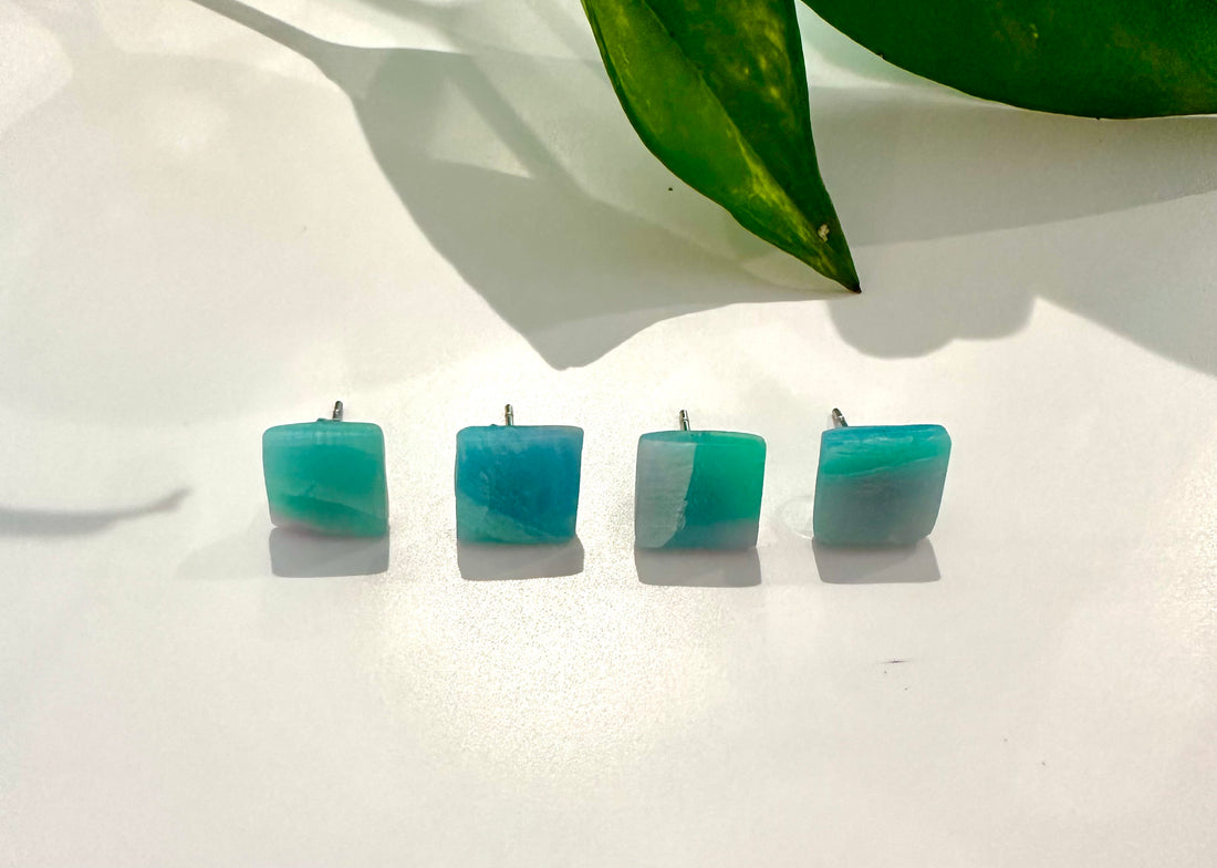 Deep Blue Studs